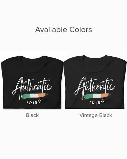 Authentic Irish T-Shirt, Minimalist Heritage Pride Apparel