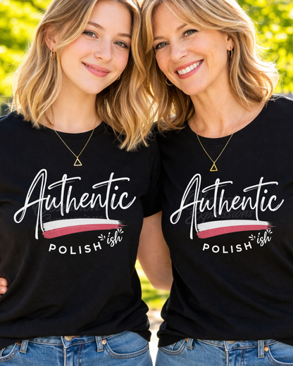 Authentic Polish "ish" tee, Funny Polish Heritage Pride Unisex T-Shirt