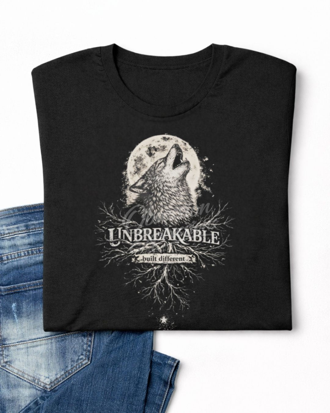 Wolf T-Shirt, Unbreakable, Built Different Graphic Tee - In Style Chics Boutique