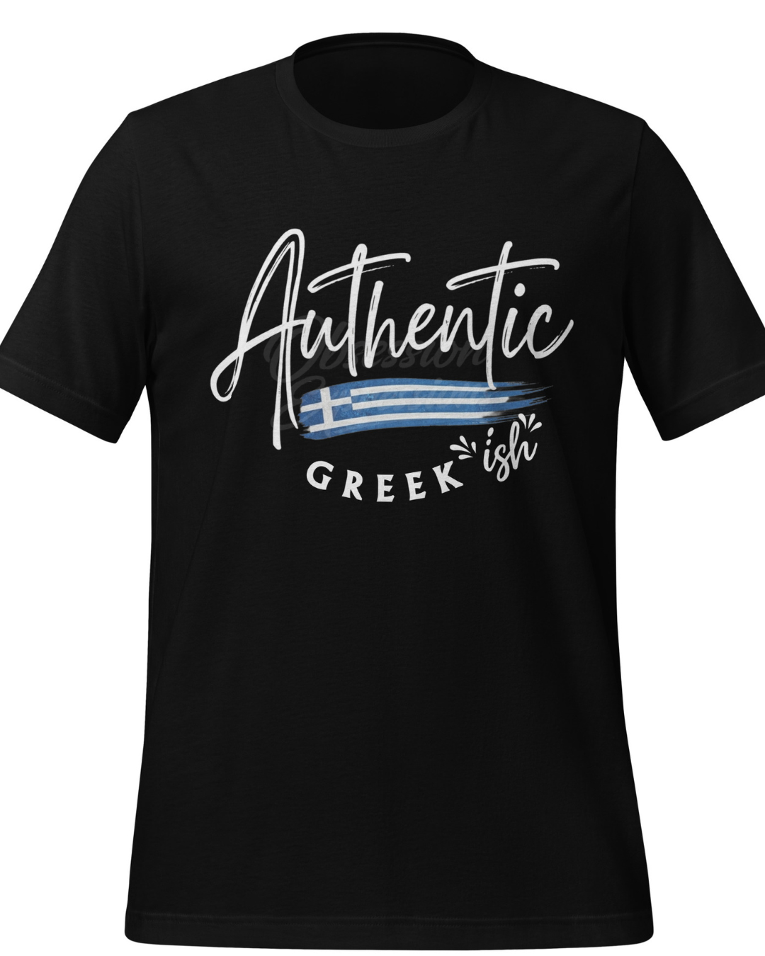 Authentic Greek "ish" Shirt, Minimalist Mixed Heritage Pride Tee