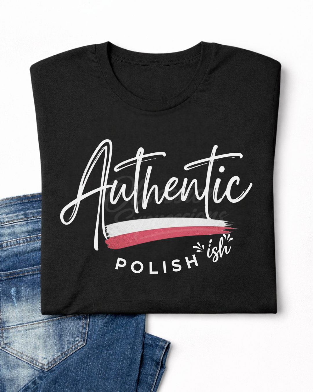 Authentic Polish "ish" tee, Funny Polish Heritage Pride Unisex T-Shirt