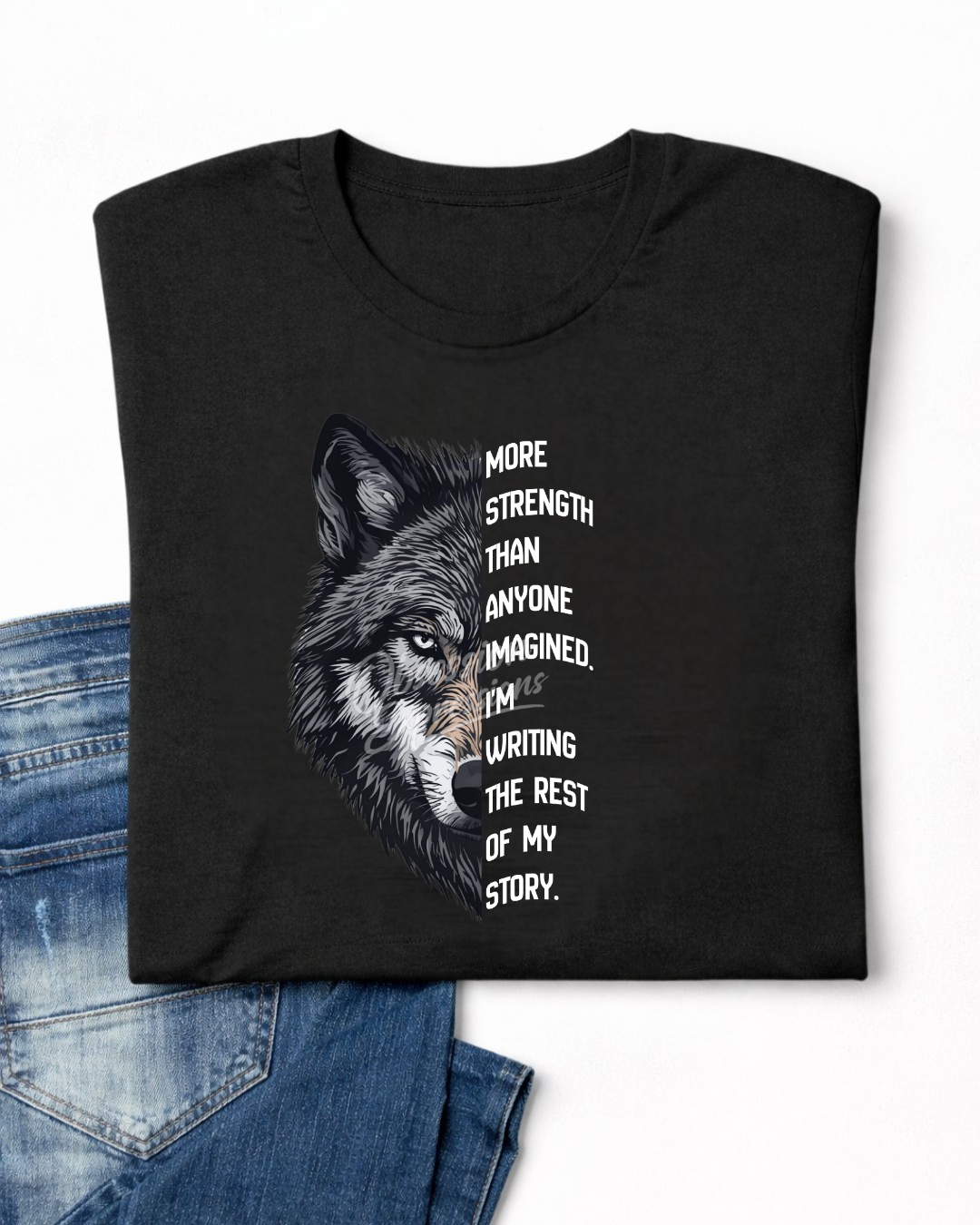 Wolf Graphic T-Shirt | Resilience & Inner Strength, Unisex Fit