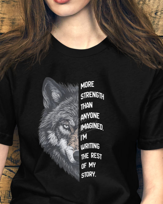 Wolf Graphic T-Shirt | Resilience & Inner Strength, Unisex Fit