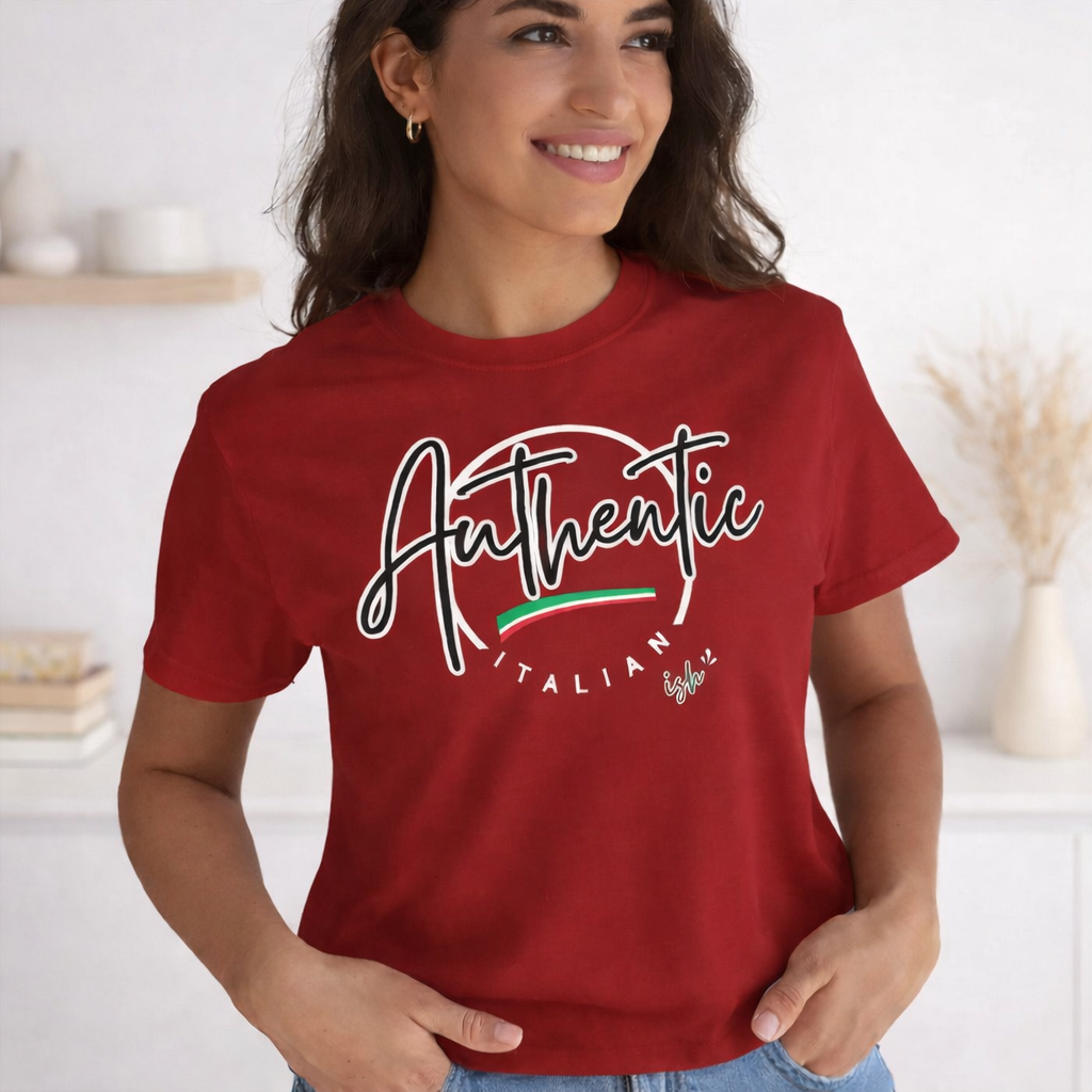 Italian Proud Short Sleeve Tee, Authentic Italian 'ish'