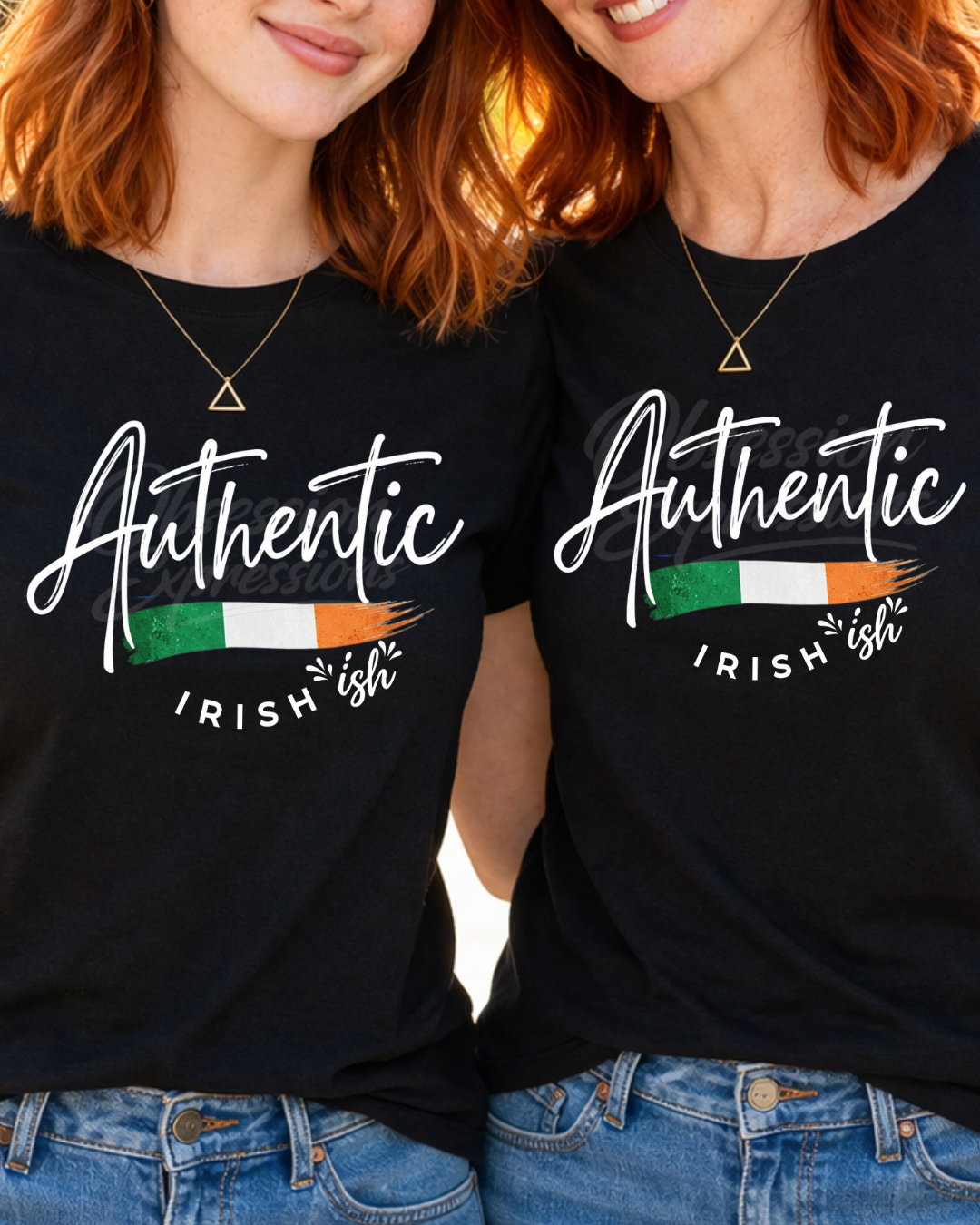Authentic Irish "ish" Shirt, Minimalist Mixed Heritage Pride Tee, Ireland's Flag