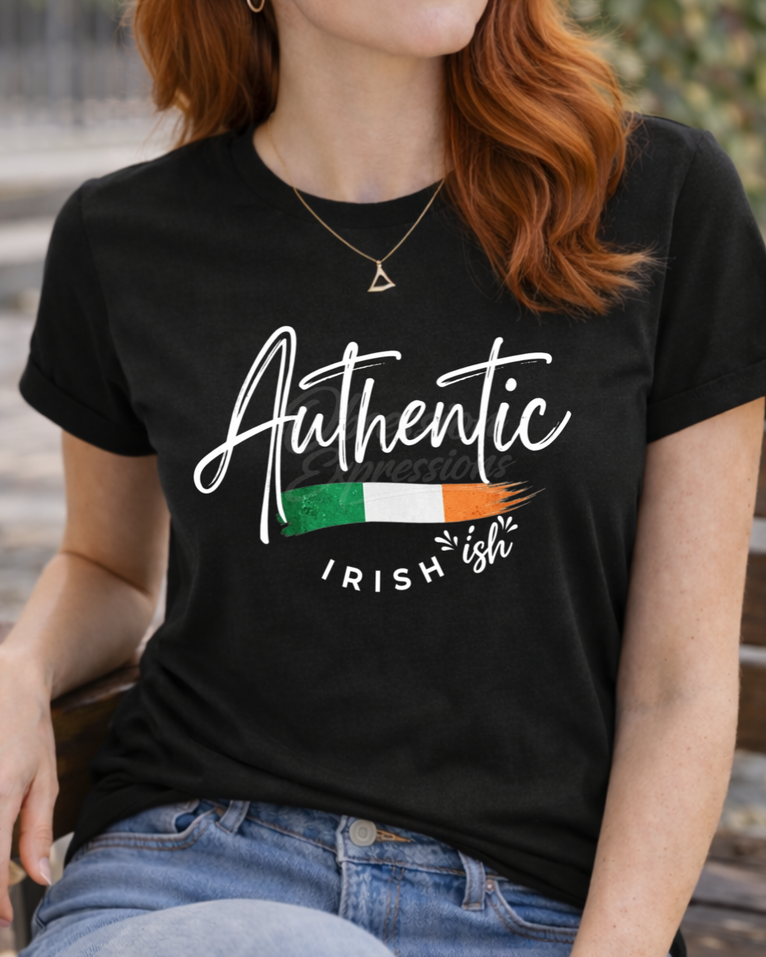 Authentic Irish "ish" Shirt, Minimalist Mixed Heritage Pride Tee, Ireland's Flag