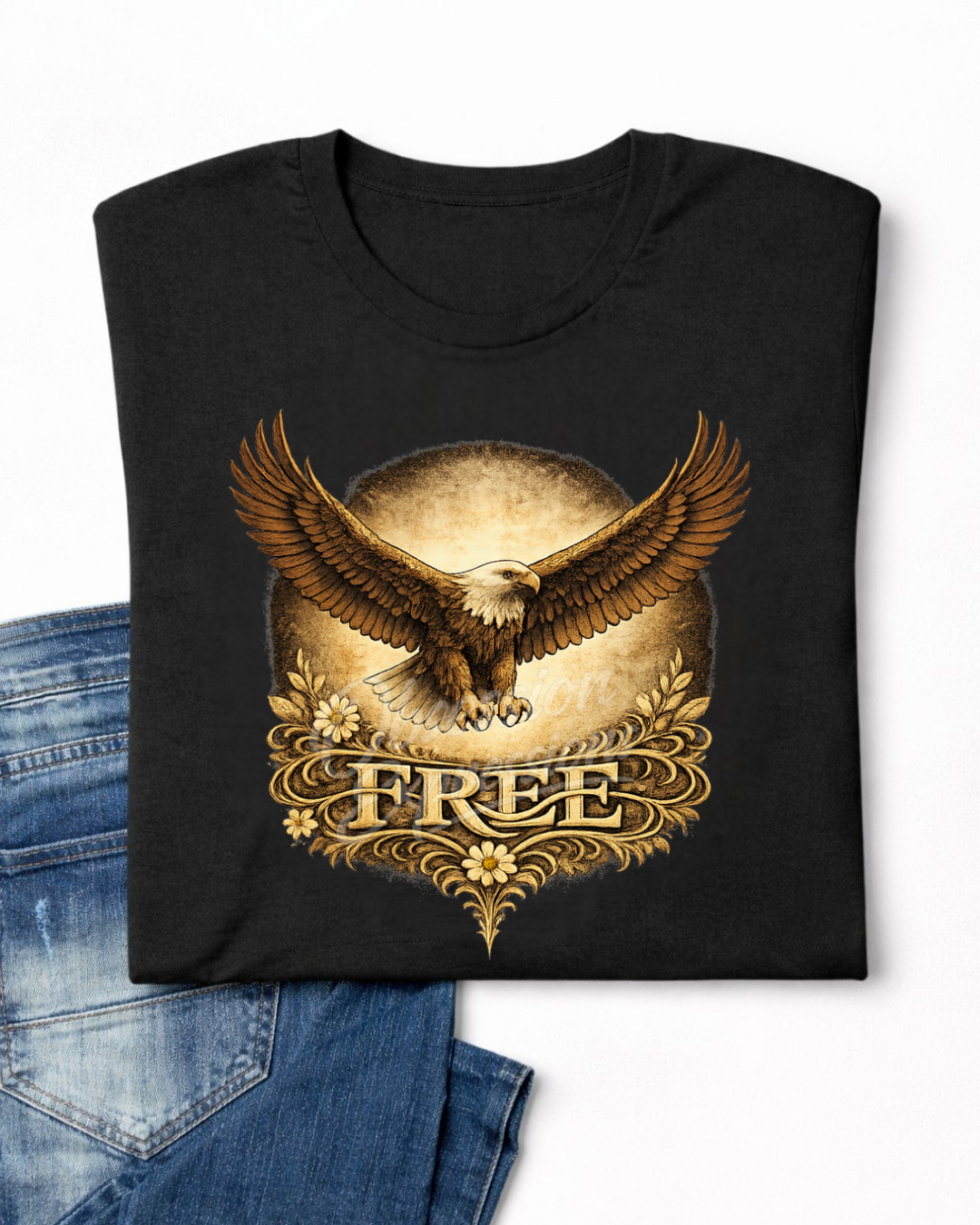 Vintage Eagle Graphic Tee - "FREE" Statement T-Shirt - In Style Chics Boutique