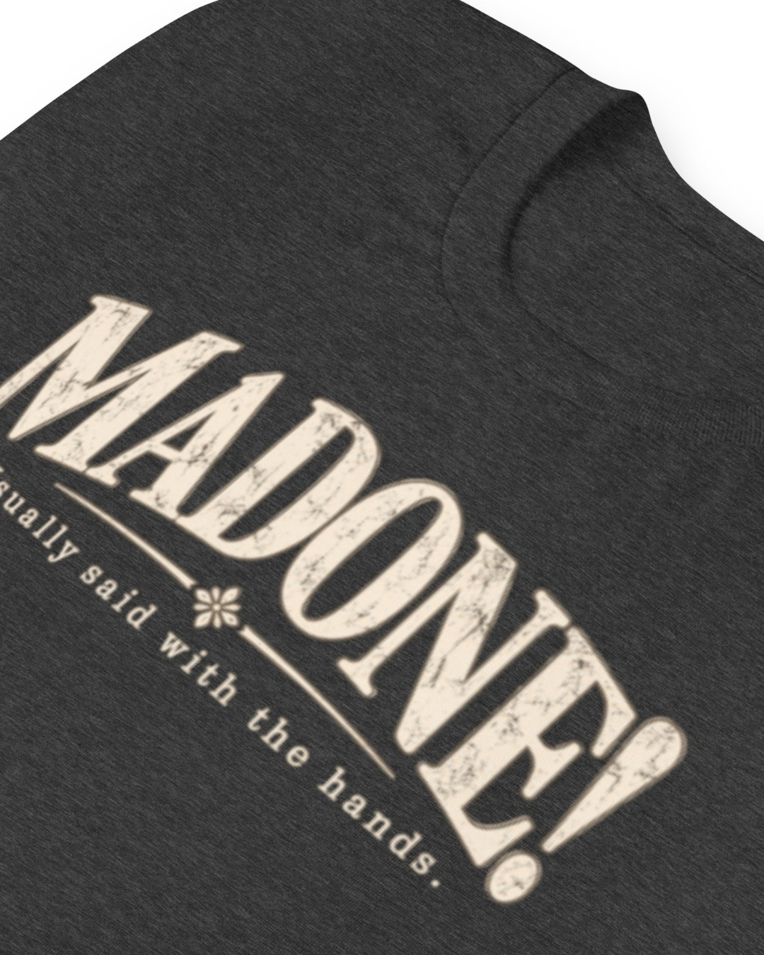 Madone Italian Graphic Tee, Italian Heritage Gift - In Style Chics Boutique