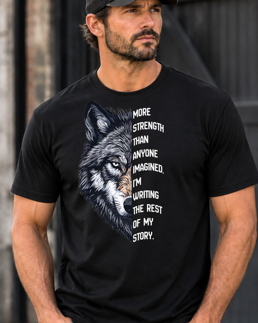 Wolf Strength,Writing My Story Tee - In Style Chics Boutique