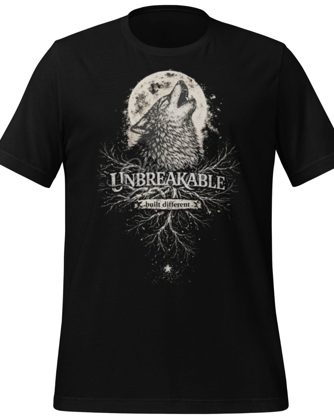 Wolf T-Shirt, Unbreakable, Built Different Graphic Tee - In Style Chics Boutique