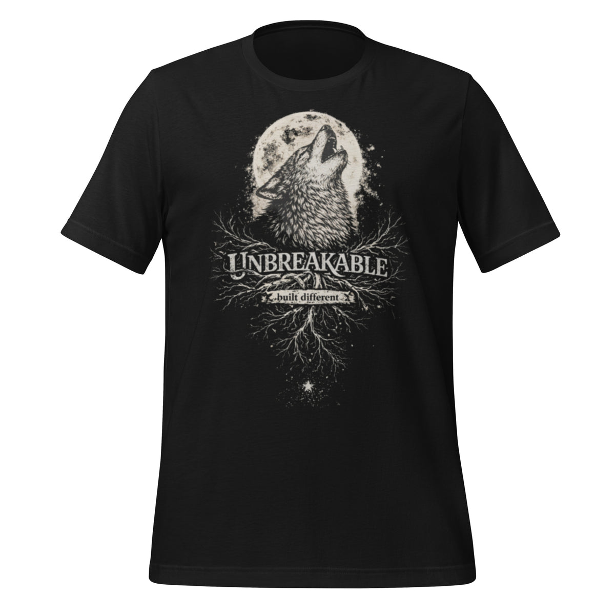 Wolf T-Shirt, Unbreakable, Built Different Graphic Tee - In Style Chics Boutique