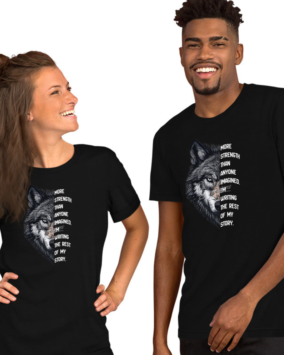 Wolf Graphic T-Shirt | Resilience & Inner Strength, Unisex Fit
