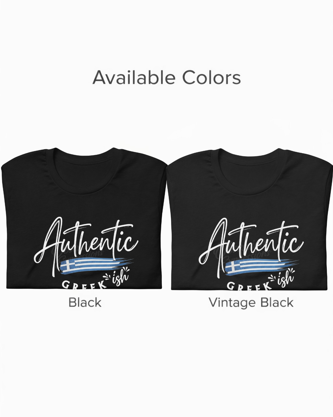 Authentic Greek "ish" Shirt, Minimalist Mixed Heritage Pride Tee