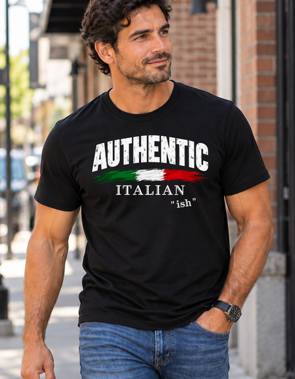 Italian ish Shirt for Men, Part Italian Heritage Graphic Tee, Gift for Him - In Style Chics Boutique