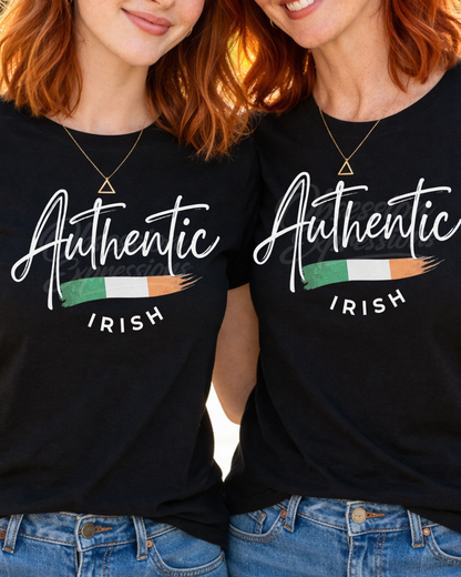 Authentic Irish T-Shirt, Minimalist Heritage Pride Apparel