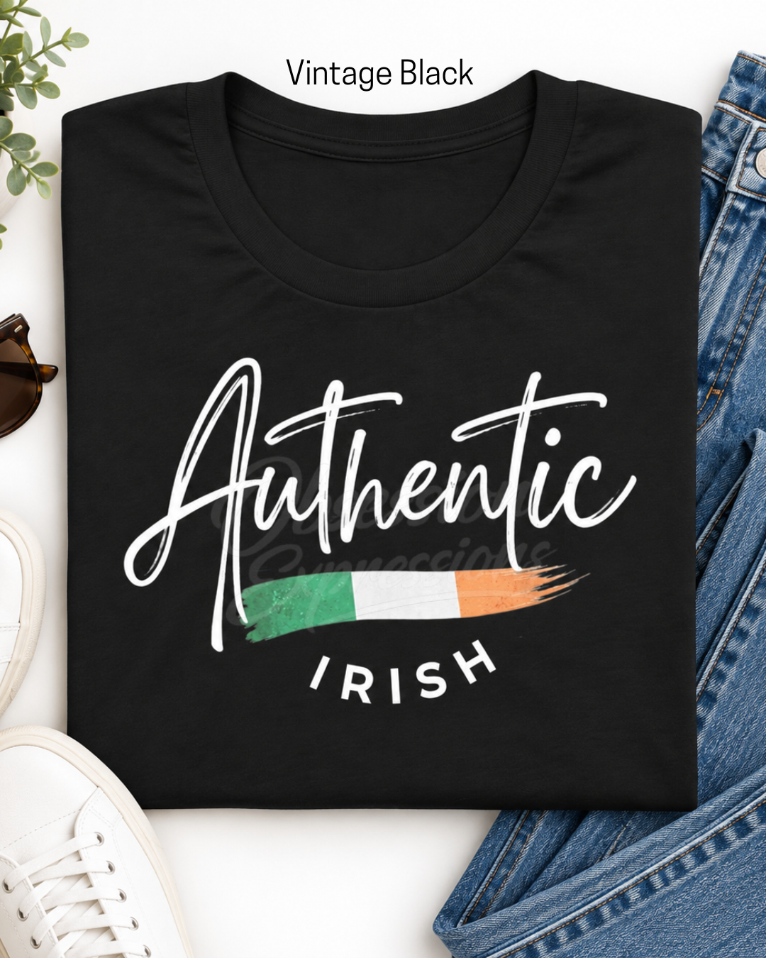 Authentic Irish T-Shirt, Minimalist Heritage Pride Apparel