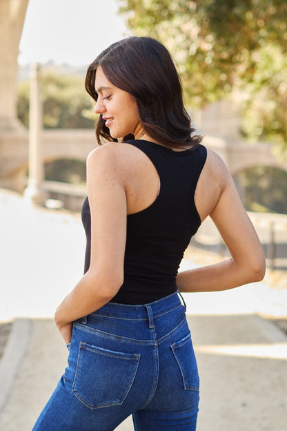 Zenana Racerback Tank Bodysuit - In Style Chics Boutique LLC