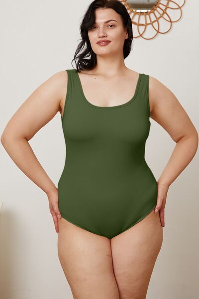 Basic Bae Full Size Square Neck Sleeveless Bodysuit - More Colors! - In Style Chics Boutique LLC
