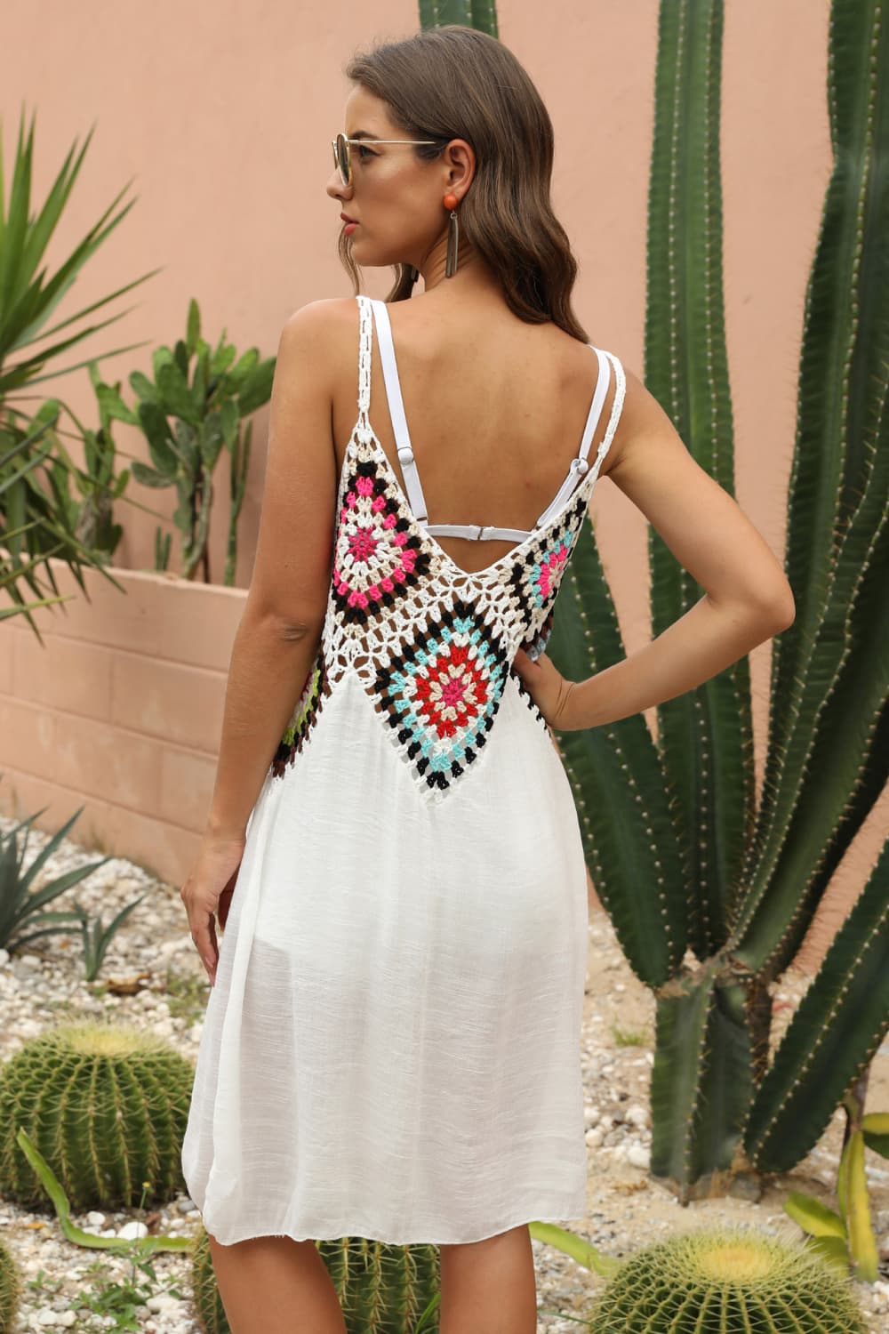Openwork Sleeveless Embroidery Dress - More Colors! - In Style Chics Boutique LLC