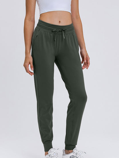 Double Take Tied Joggers with Pockets - More Colors! - In Style Chics Boutique LLC