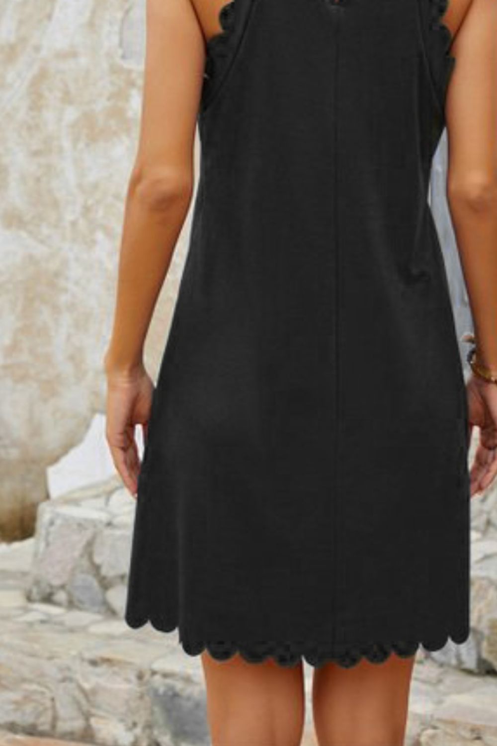 Mock Neck Sleeveless Mini Dress More Colors! - In Style Chics Boutique LLC