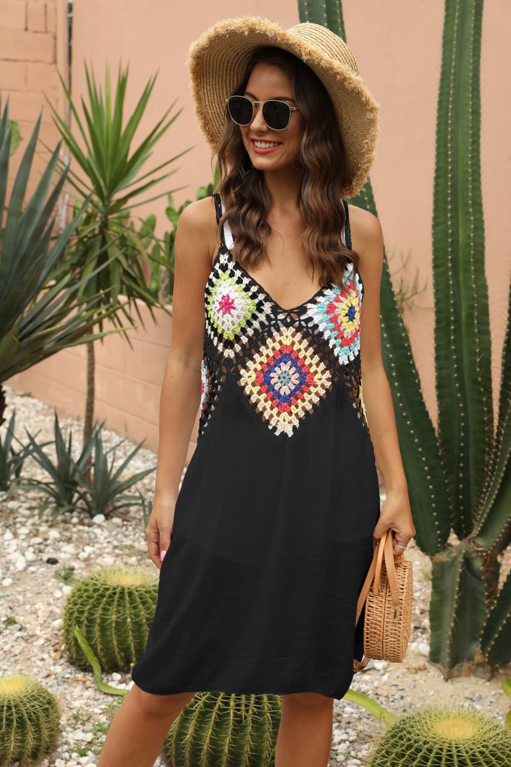 Openwork Sleeveless Embroidery Dress - More Colors! - In Style Chics Boutique LLC
