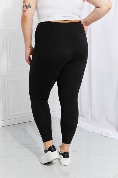 Leggings Depot Full Size Strengthen and Lengthen Reflective Dot Active Leggings - In Style Chics Boutique LLC
