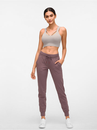 Double Take Tied Joggers with Pockets - More Colors! - In Style Chics Boutique LLC