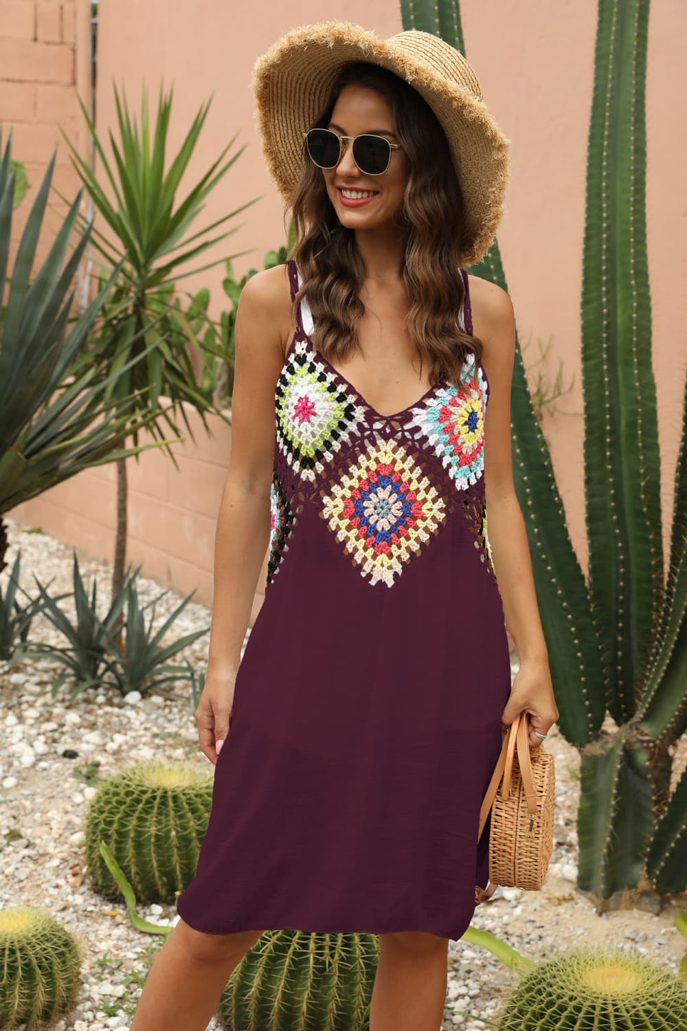 Openwork Sleeveless Embroidery Dress - More Colors! - In Style Chics Boutique LLC